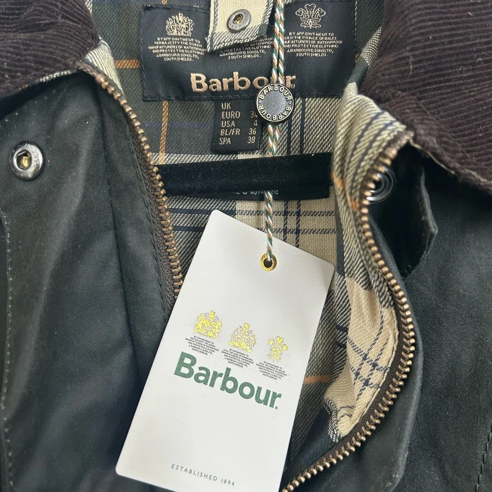 Barbour Women's Dark Green Utility Jacket - Picture 4 of 6